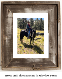 horse trail rides near me in Fairview, Texas